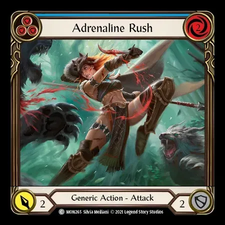 駆け巡るアドレナリン