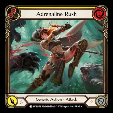 駆け巡るアドレナリン