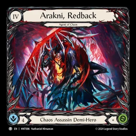 赤背蜘蛛のアラクニ