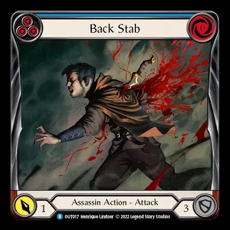 背後からの一刺し