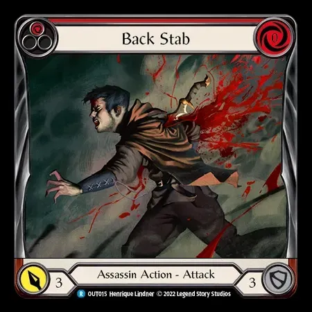 背後からの一刺し