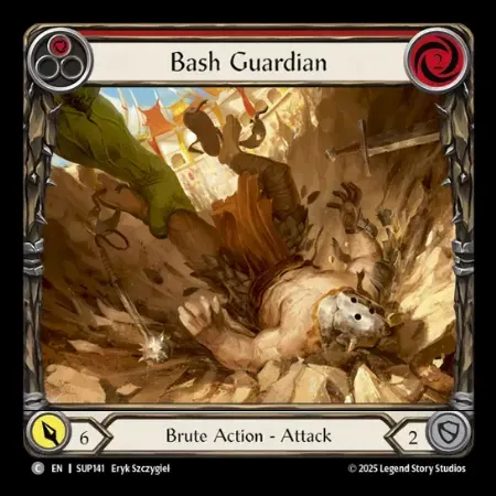 守護者への強打