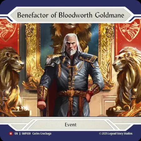 ブラッドワース・ゴールドメインの支援者