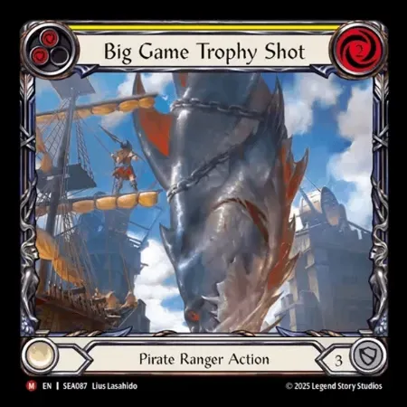 大物獲りの一撃