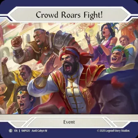 観客は戦えと叫ぶ！