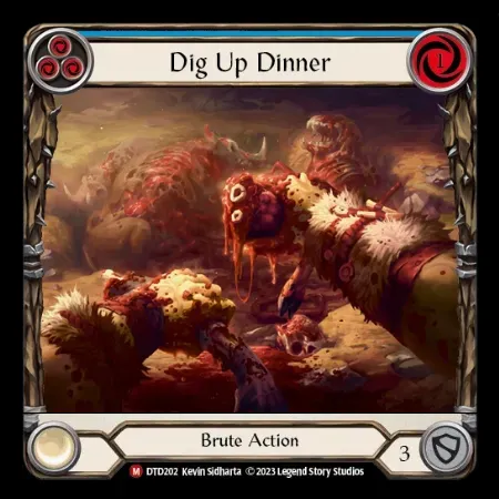 餌の掘り起こし