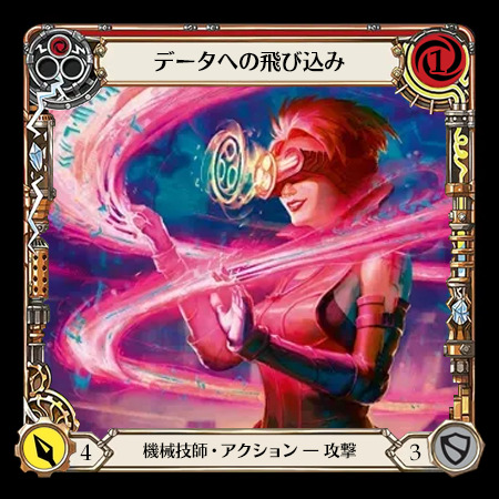 データへの飛び込み