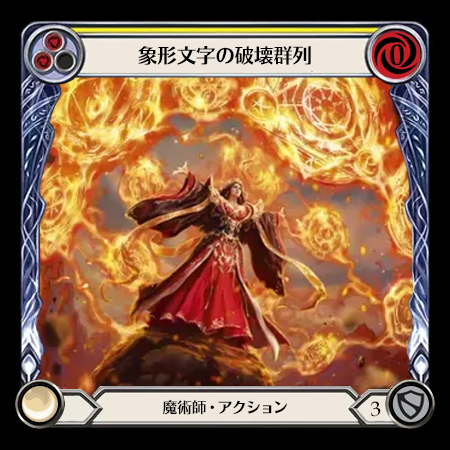 象形文字の破壊群列