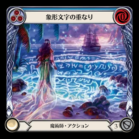 象形文字の重なり