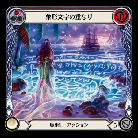 象形文字の重なり