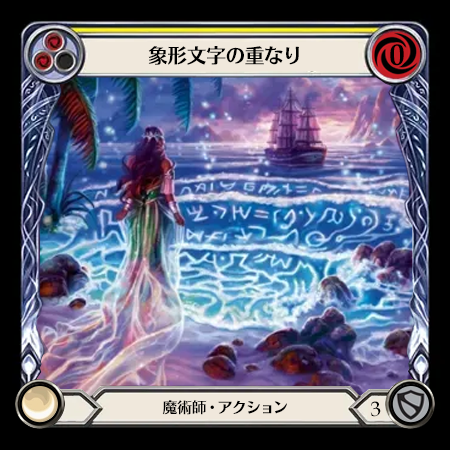 象形文字の重なり