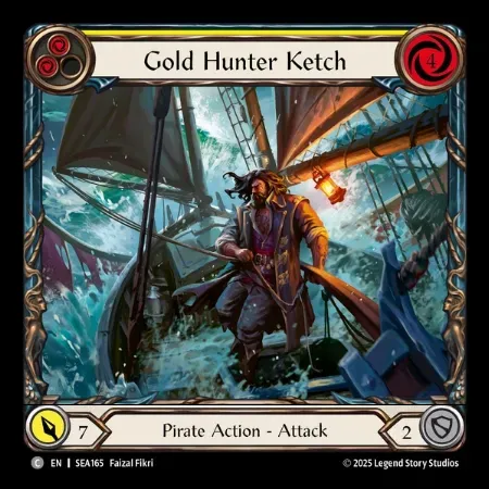 ゴールドハンターの縦帆船