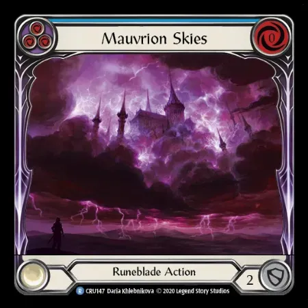 紅紫に染まる天空