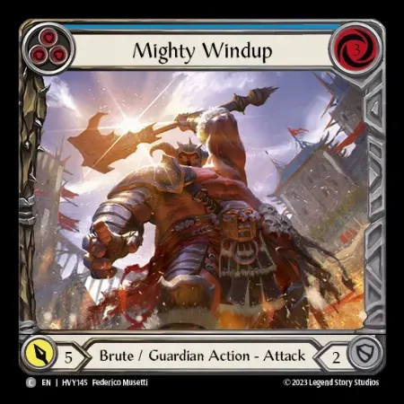 力強い振りかぶり