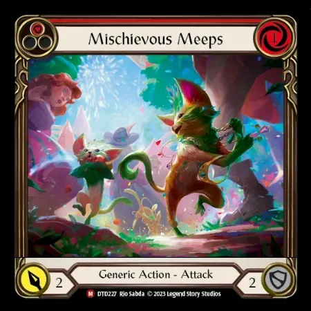 悪戯する小妖精