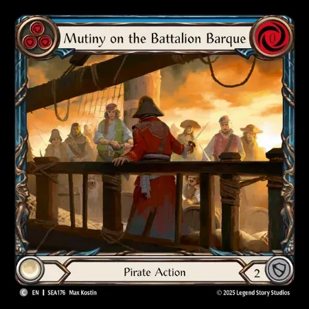 戦隊帆船での反乱