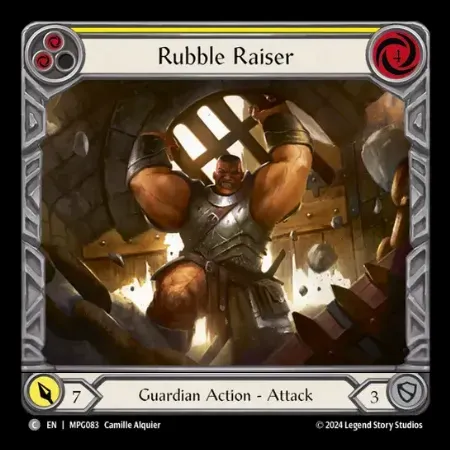 瓦礫の持ち上げ