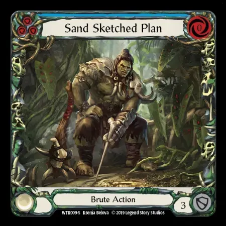 砂に描いた計画