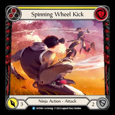Spinning Wheel Kick