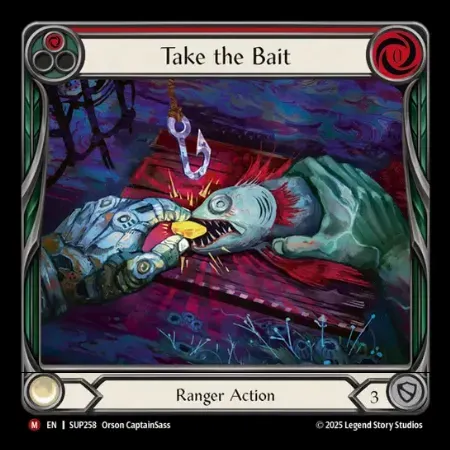 餌への食い付き