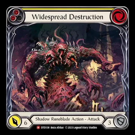 Widespread Destruction